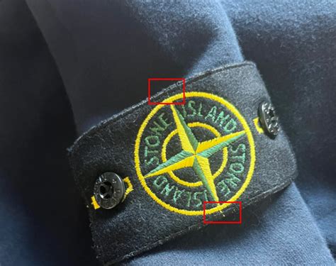 spotting fake stone island clothing|authentic stone island badge.